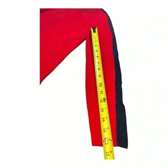Tommy Hilfiger Women Red Sweater Spell Out Long Sleeve Size XL pre-owned - Picture 3 of 7